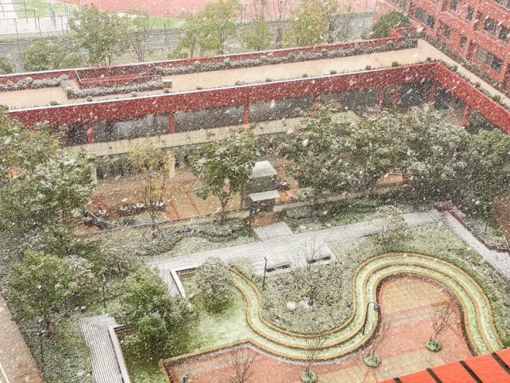光影天元丨天元公学2022年冬季第一场雪