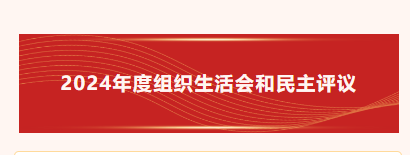 校党委开展2024年度组织生活会和民主评议暨2025年2月主题党日活动