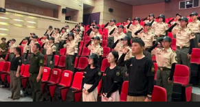 军训特辑丨天元公学举行2025级高一新生军训开营仪式