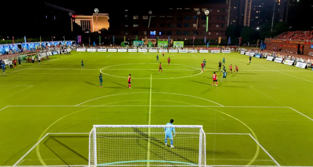 余杭首届“未来杯”足球冠军联赛揭幕战开幕式举行 刘颖宣布开幕