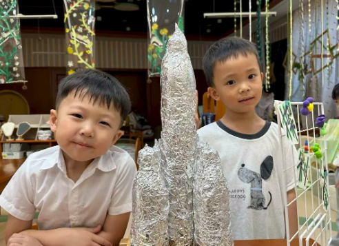 天元学子手搓“小火箭”，发射成功！